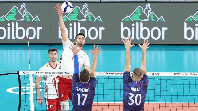 2026 CEV Erkekler Avrupa Voleybol Şampiyonası: Fransa: 3 - Türkiye: 0
